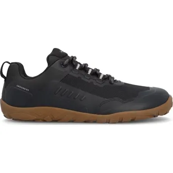 Pánská treková obuv GROUNDIES ALL TERRAIN LOW 2.0 Černé | Barefoot outdoorové boty - 45