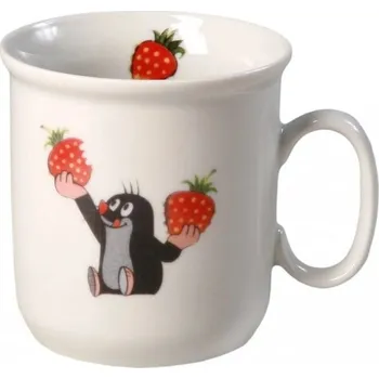 Thun 1794 Dětský porcelánový hrnek Krtek a jahoda, 200 ml, THUN 1794, 1 ks