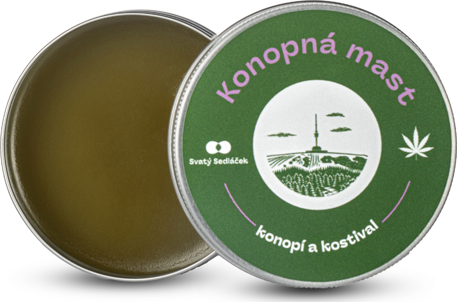 Konopná mast s kostivalem 80 g Svatý Sedláček