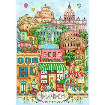 Puzzle trefl puzzle půlnoc v římě 1000 dílků