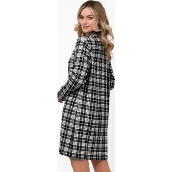Dámská noční košile Noční košile Italian Fashion Klára - bavlna Černo-bílá XL