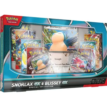 Společenská hra Pokémon Company Pokémon TCG: Snorlax ex & Blissey ex Special Collection Sealed: Produkt bude zaslán na adresu zabalený.