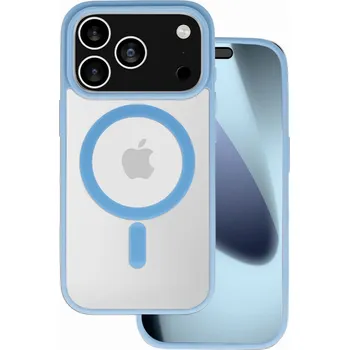 Pouzdro na mobilní telefon Zadní kryt Acrylic Color Magsafe pro iPhone 17 Pro Max light blue