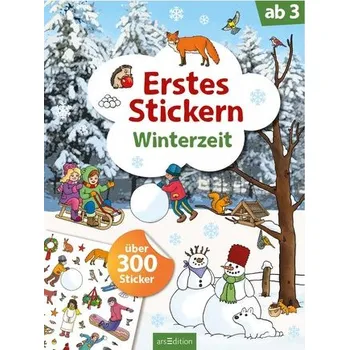 První čtění Erstes Stickern Winterzeit - Coenen, Sebastian
