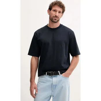 Pánské tričko Bavlněné tričko Lindbergh 30.400120 námořnická modř 59X, vel. XL