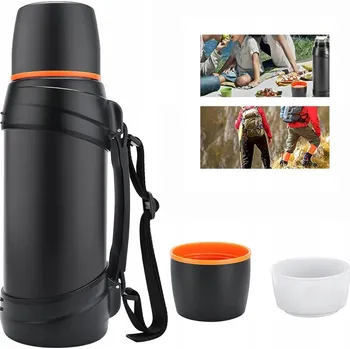 Termoska VAKUOVÁ TERMOSKA LÁHEV LAHEV NA PITÍ TERMOHRNEK OCELOVÁ 2,5 L TERMOSKA