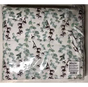 Dětská postýlka Mantinel do postýlky minky lístky