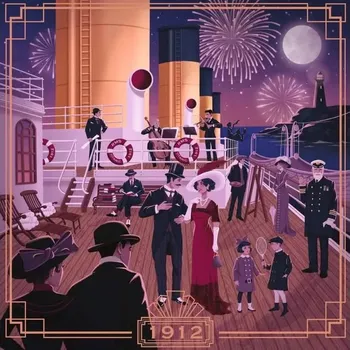 Puzzle Ravensburger čtvercové puzzle Art & Soul: Titanic 750 dílků