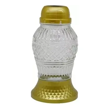 Smuteční dekorace SVÍČKA HŘBITOVNÍ SKLO LED 21CM