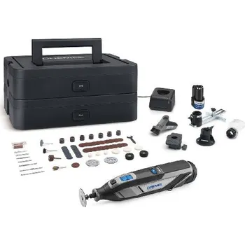DREMEL - 12V AKU multifunkční nástroj, s příslušenstvím, 2x aku 2,0 Ah Li-Ion, nabíječka F0138240JP