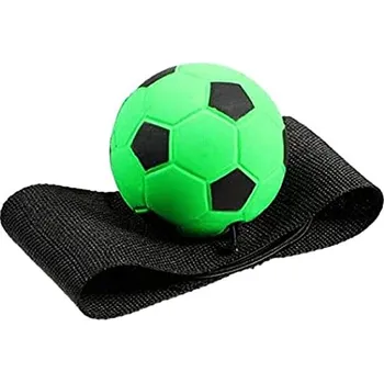 Hračka pro nejmenší Merco Football Wrist Míček na gumě Multipack 3 ks