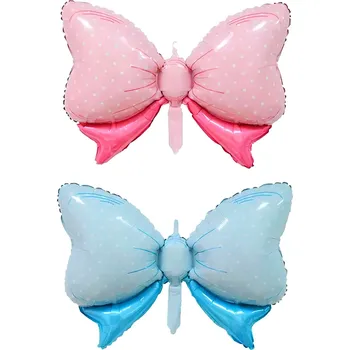 Balónek GRAVENO Balónky mašle růžová / modrá