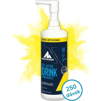 Iontový nápoj Multipower Fit Active Drink 1L Příchuť: Citrón - limetka