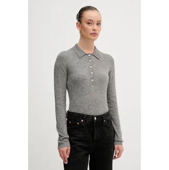 Dámský svetr Svetr s příměsí vlny United Colors of Benetton šedá barva, 102HD301H 90X, vel. M