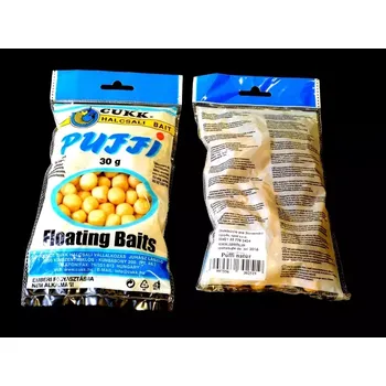 Návnadová surovina Puffi střední foukaný chleba - 30g česnek