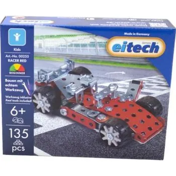 ostatní stavebnice EITECH stavebnice Závodní auto Racer Red 135 dílků