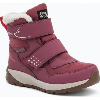 Dívčí tenisky Dětské boty Jack Wolfskin Polar Bear-B Texapore Mid Vc raisin