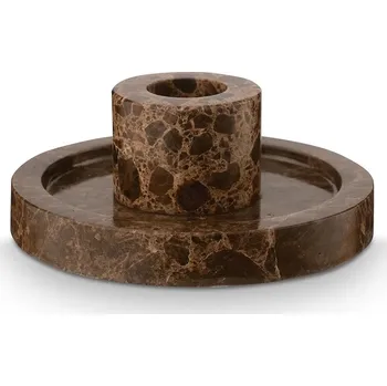 Svícen Dekorativní svícen vtwonen 10,2 x 4 cm hnědá barva 52092315 88X