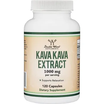 Fitness strava Double Wood Supplements Kava Kava 1000 mg 120 kapslí