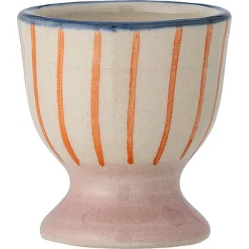 Stojánek na vajíčko Bloomingville Keramický stojánek na vajíčka Eviaya Proužky