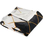 Jerry Fabrics Deka beránek 150x200 cm - Káry černošedé