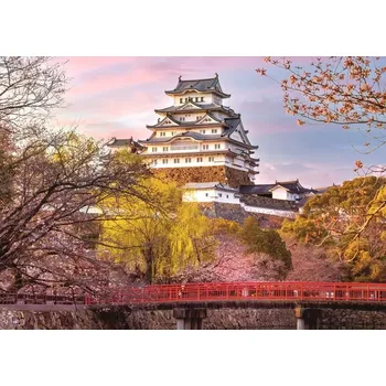 Puzzle RAVENSBURGER Impozantní hrady a zámky Himedži Japonsko 1000 dílků