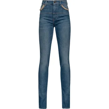 Dámské džíny PINKO Strass Blue džíny S Modrá