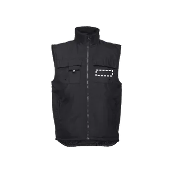 pracovní vesta THC STOCKHOLM. Pracovní vesta s vycpávkou Transfer (max. 4 barvy, 90 x 30mm) 3 barvy 40 Kapsa