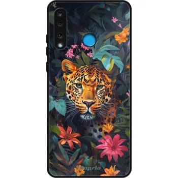 Pouzdro na mobilní telefon Lesklé pouzdro Exclusive iSaprio - Flower Jaguar - Huawei P30 Lite