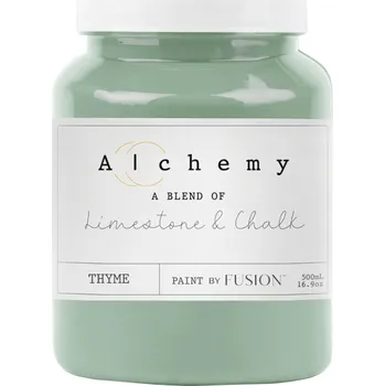 Speciální výtvarná barva Křídová barva s odolností minerální barvy Fusion ALCHEMY - THYME - 500 ml