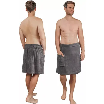 LIEBENSTEIN prémiový pánský saunový kilt, antracitový - LB-KILTP-ANTRACIT