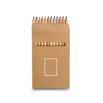 Kresba CROCO. Sada 12 pastelek v krabičce 3 Střed, 25 x 35 Tampontisk, 2 barvy