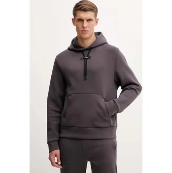 Pánská mikina Tréninková mikina On Focus Tech pánská, fialová barva, s kapucí, hladká, 1MF30290569 49X, vel. M