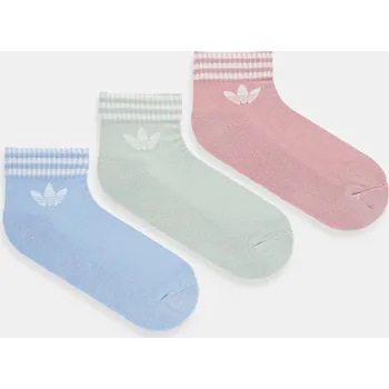 Pánské ponožky Ponožky adidas Originals 3-Stripes 3-pack JV7438 modrá 05X, vel. 34/36