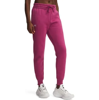 Dámské oblečení Dámské tepláky Under Armour Rival Fleece Jogger Fuchsia Dusk L