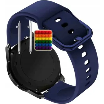 Pouzdro na mobilní telefon Řemínek Řemínek pro Gydom Chytré Hodinky PK19, Silikonový Tmavě Modrý Smyčka, nastavitelný