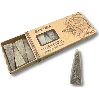 Čajovna Pyramidové vonné kužely - Mayský kopál přírodní, bez chemie, hoření 20-30 min., pryskyřičná vůně