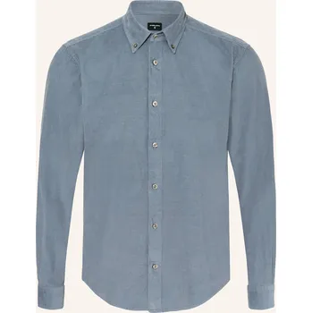 Pánská košile Strellson Pánská Manšestrová Košile Corey Regular Fit, modrá, 42