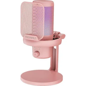 Mikrofon Feelworld VM1-XS-P Desktop Stand Pink