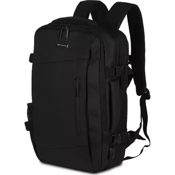 batoh na notebook WINGS Příruční zavazadlo - batoh OSP002 43x30x20 BLACK