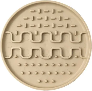 Miska pro psa Fiboo Lízací podložka pro malé psy Lollipop Mini, beige