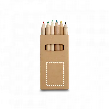 Pastelka BIRD. Sada 6 pastelek v krabičce Tampontisk (max. 5 barev, 25 x 35mm) 2 barvy 1 Přední