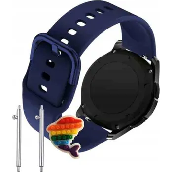 Pouzdro na mobilní telefon Řemínek / Pásek Řemínek pro Esterio K57 PRO, Silikonový, Tmavě modrý (Granatowy) Smyčka, Nastavitelný