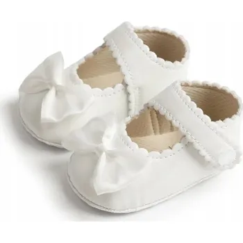 Capáčky Deco botičky kojenecké bílé, velikost 16