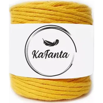 Příze Macrame příze KaFanta 3mm/200m - žlutá