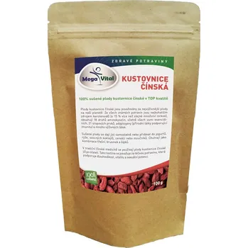 Sušené ovoce Kustovnice Čínská MegaVital Velikost Balení: 100g