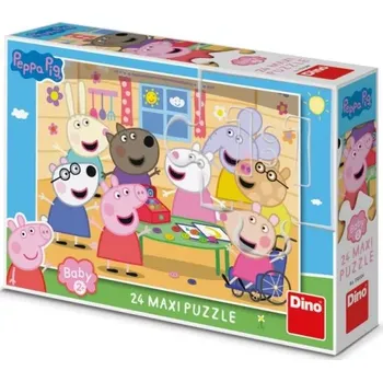 Dětské zboží DINO Prasátko Peppa Obchod MAXI 24 dílků