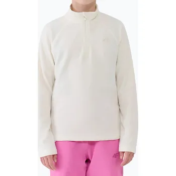 Chlapecká mikina Dětská fleecová mikina 4F F060 broken white