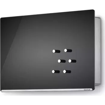 věšák na klíče Skříňka na klíče s magnetickými dvířky BLOMUS VELIO 30 x 20 cm,černá