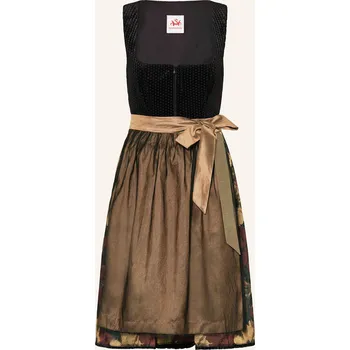 Spieth & Wensky Dámský Dirndl Galatea, černá / hnědá /...